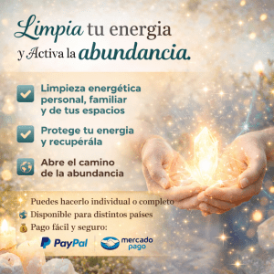 limpieza energética y apertura de caminos