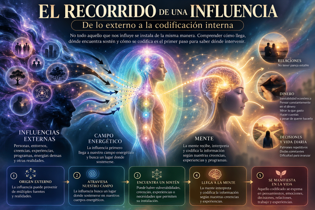 El recorrido de una influencia