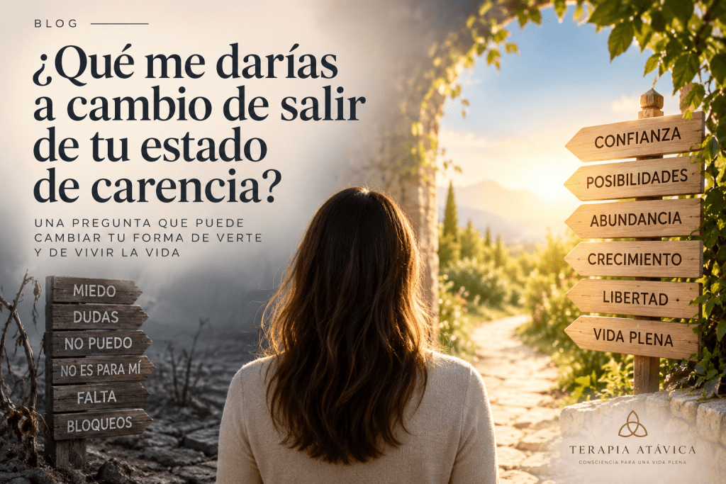 Qué me darías a cambio de salir de tu estado de carencia